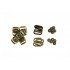 Brass Clasp Buckle Sets (5 Sets)