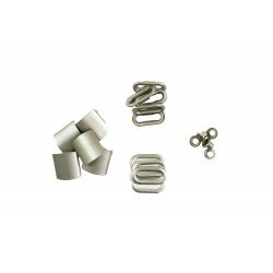 Silver Buckle Sets (5 Sets)