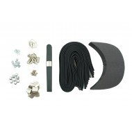 Black Leather + Silver Buckle Cap Making Kit (10 Kit) Black Leather + Silver Buckle Cap Making Kit (10 Kit)