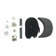 Black Leather and Silver Buckle Cap Making Kit