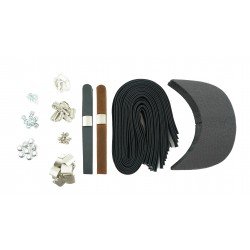 Black + Brown Leather + Silver Buckle Cap Making Kit (10 Kit) Black + Brown Leather + Silver Buckle Cap Making Kit (10 Kit)