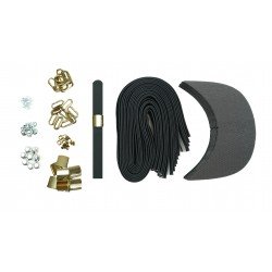 Black Leather + Gold Buckle Cap Making Kit (10 Kit) Black Leather + Gold Buckle Cap Making Kit (10 Kit)