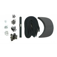 Black Leather + Gun Metal Buckle Cap Making Kit (10 Kit) Black Leather + Gun Metal Buckle Cap Making Kit (10 Kit)