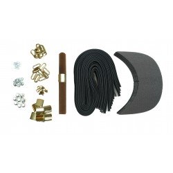 Brown Leather + Gold Buckle Cap Making Kit (10 Kit) Brown Leather + Gold Buckle Cap Making Kit (10 Kit)