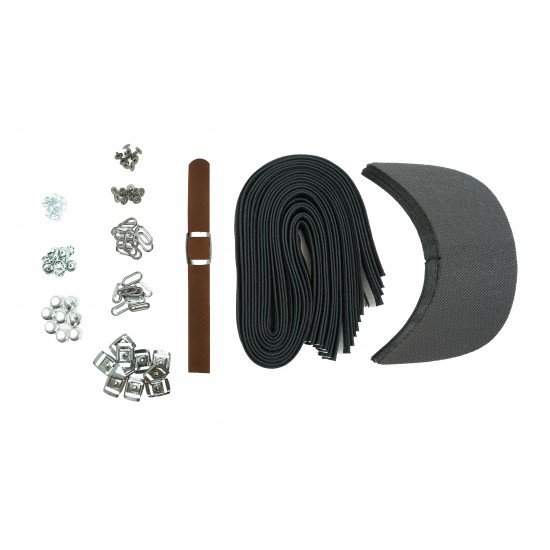 Brown Leather + Silver Clasp Buckle Cap Making Kit (10 Kit) Brown Leather + Silver Clasp Buckle Cap Making Kit (10 Kit)