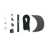 Black Leather + Gun Metal Buckle Cap Making Kit (5 Kit) Black Leather + Gun Metal Buckle Cap Making Kit (5 Kit)