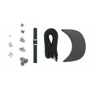 Black Leather + Silver Clasp Buckle Cap Making Kit (5 Kit) Black Leather + Silver Clasp Buckle Cap Making Kit (5 Kit)