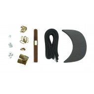 Brown Leather + Gold Buckle Cap Making Kit (5 Kit) Brown Leather + Gold Buckle Cap Making Kit (5 Kit)