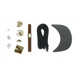 Brown Leather + Gold Buckle Cap Making Kit (5 Kit) Brown Leather + Gold Buckle Cap Making Kit (5 Kit)