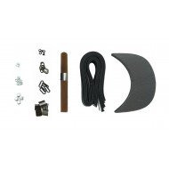 Brown Leather + Gun Metal Buckle Cap Making Kit (5 Kit) Brown Leather + Gun Metal Buckle Cap Making Kit (5 Kit)