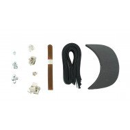 Brown Leather + Silver Buckle Cap Making Kit (5 Kit) Brown Leather + Silver Buckle Cap Making Kit (5 Kit)