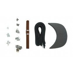 Brown Leather + Silver Clasp Buckle Cap Making Kit (5 Kit) Brown Leather + Silver Clasp Buckle Cap Making Kit (5 Kit)