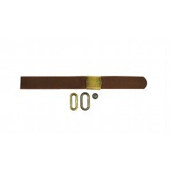 Black + Brown Leather + Brass Buckle Cap Making Kit (10 Kit) Black + Brown Leather + Brass Buckle Cap Making Kit (10 Kit)