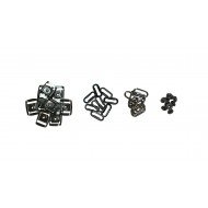 Gun Metal Clasp Buckle Sets (10 Sets) Gun Metal Clasp Buckle Sets (10 Sets)