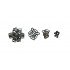 Gun Metal Clasp Buckle Sets (10 Sets)