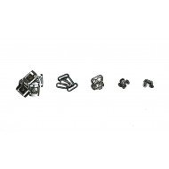 Gun Metal Clasp Buckle Sets (5 Sets) Gun Metal Clasp Buckle Sets (5 Sets)