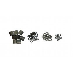 Gun Metal Buckle Sets (10 Sets)