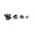 Gun Metal Buckle Sets (10 Sets)