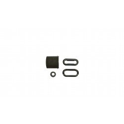 Black Leather + Gun Metal Buckle Set (10 Set) Black Leather + Gun Metal Buckle Set (10 Set)