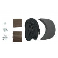 Brown Plastic Snapback Cap Making Kit (10 Kit) Brown Plastic Snapback Cap Making Kit (10 Kit)