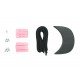 Bubble Gum Pink Plastic Snapback Cap Making Kit (5 Kit)