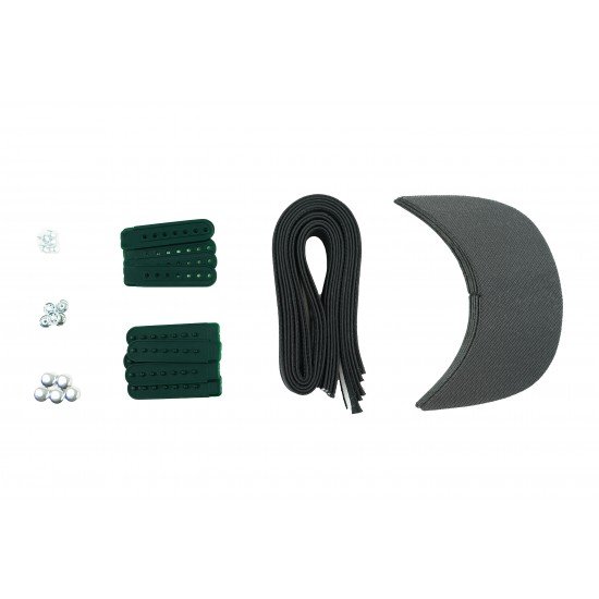 Forest Green Plastic Snapback Cap Making Kit (5 Kit)