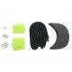 Highlighter Green Plastic Snapback Cap Making Kit (10 Kit)