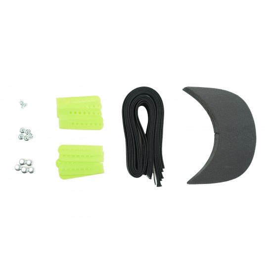 Highlighter Green Plastic Snapback Cap Making Kit (5 Kit)