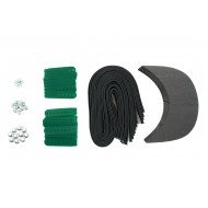 Kelly Green Plastic Snapback Cap Making Kit (10 Kit) Kelly Green Plastic Snapback Cap Making Kit (10 Kit)