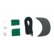 Kelly Green Plastic Snapback Cap Making Kit (5 Kit) Kelly Green Plastic Snapback Cap Making Kit (5 Kit)