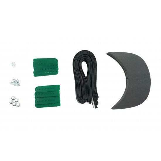 Kelly Green Plastic Snapback Cap Making Kit (5 Kit)