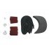 Maroon Plastic Snapback Cap Making Kit (10 Kit)
