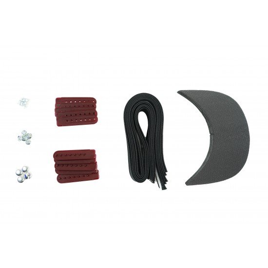 Maroon Plastic Snapback Cap Making Kit (5 Kit)