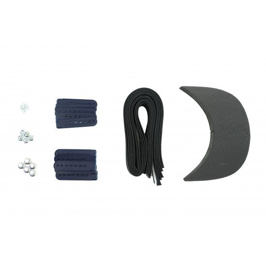 Navy Blue Plastic Snapback Cap Making Kit (5 Kit)