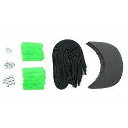Neon Green Plastic Snapback Cap Making Kit (10 Kit) Neon Green Plastic Snapback Cap Making Kit (10 Kit)