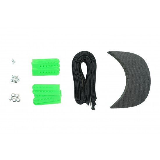 Neon Green Plastic Snapback Cap Making Kit (5 Kit)