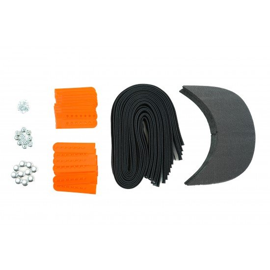 Orange Plastic Snapback Cap Making Kit (10 Kit)