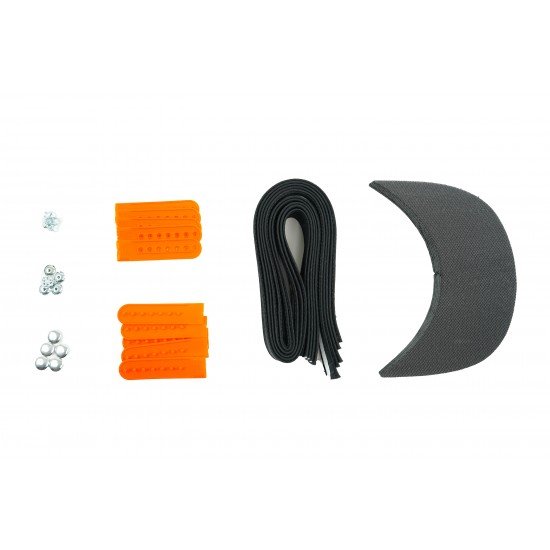 Orange Plastic Snapback Cap Making Kit (5 Kit)