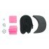 Pink Plastic Snapback Cap Making Kit (10 Kit)
