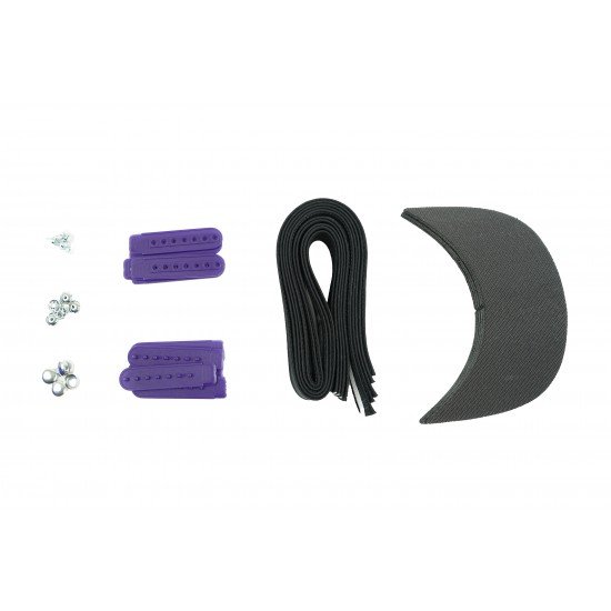 Purple Plastic Snapback Cap Making Kit (5 Kit)