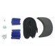 Royal Blue Plastic Snapback Cap Making Kit (10 Kit)