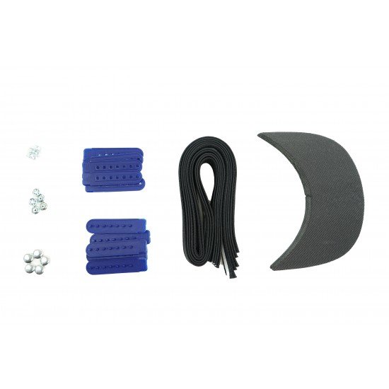 Royal Blue Plastic Snapback Cap Making Kit (5 Kit)