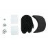 White Plastic Snapback Cap Making Kit (10 Kit)