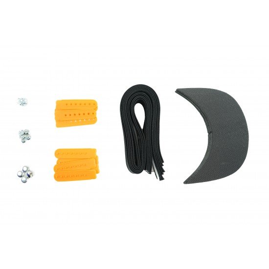 Yellow Plastic Snapback Cap Making Kit (5 Kit)