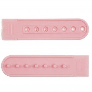 Bubble Gum Pink Plastic Snapback Straps (10 Set)