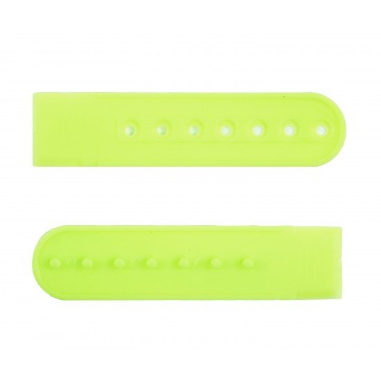 Highlighter Green Plastic Snapback Straps (10 Set)