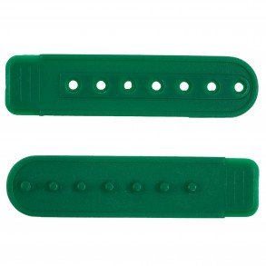 Kelly Green Plastic Snapback Straps (10 Set)