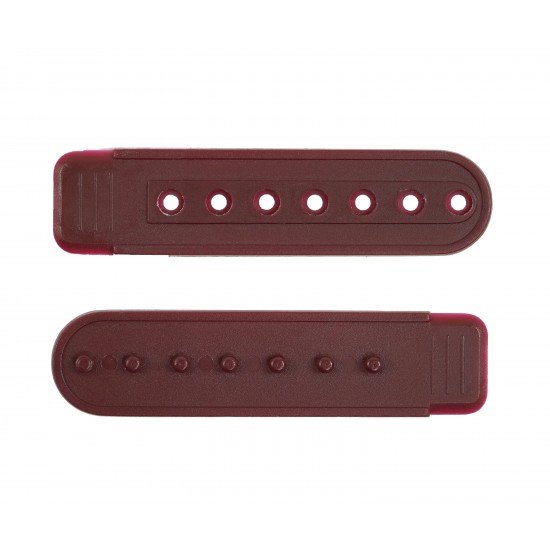 Maroon Plastic Snapback Straps (10 Set)