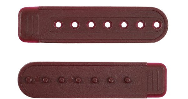 Maroon Plastic Snapback Straps (10 Set)