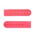 Neon Salmon Plastic Snapback Straps (10 Set)